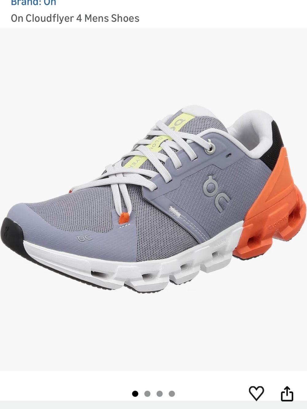 On Cloudflyer 4 Men’s Running Shoes - 9.5 Fossil